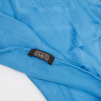 Losange Silk Scarf Blue