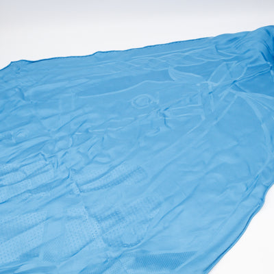 Losange Silk Scarf Blue