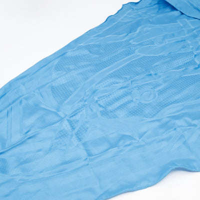 Losange Silk Scarf Blue