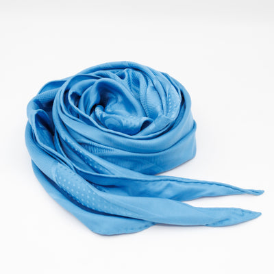 Losange Silk Scarf Blue