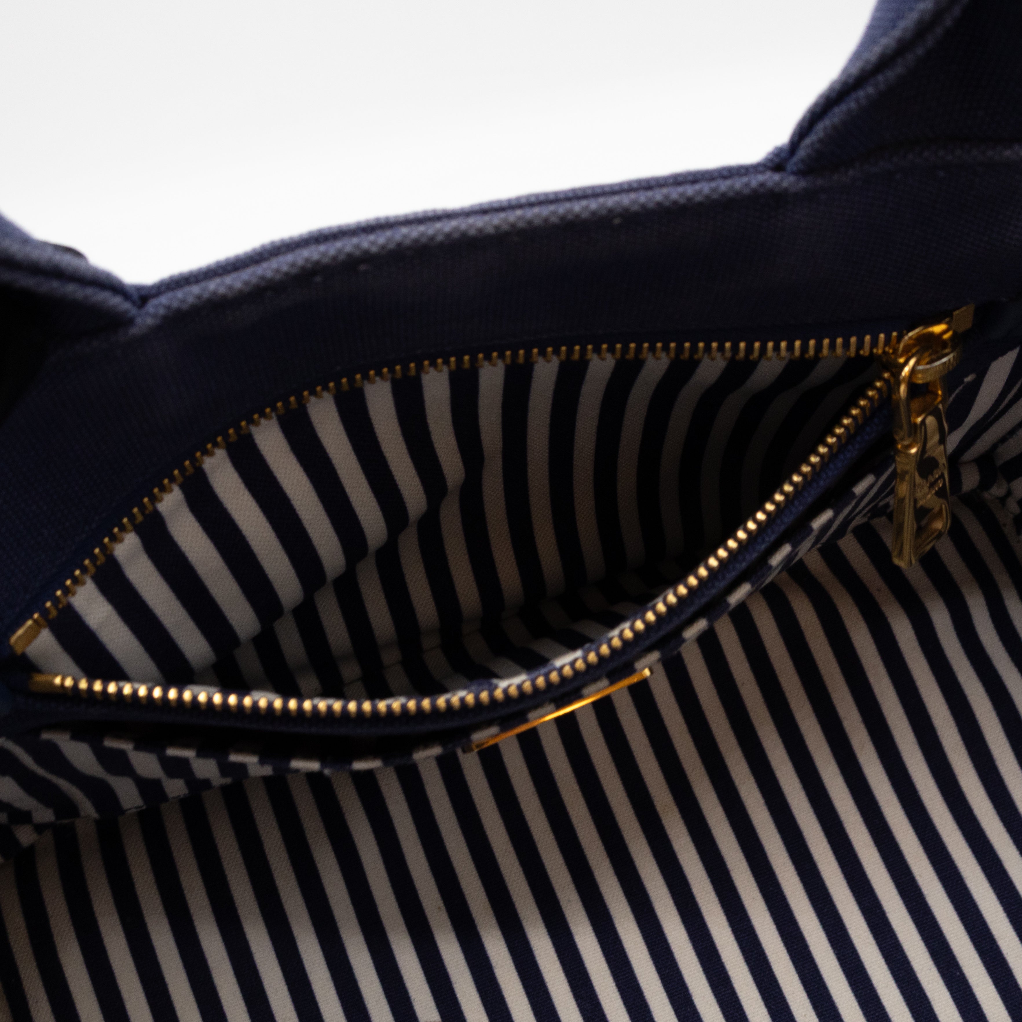 Canapa Tote Bag Blue Jacquard