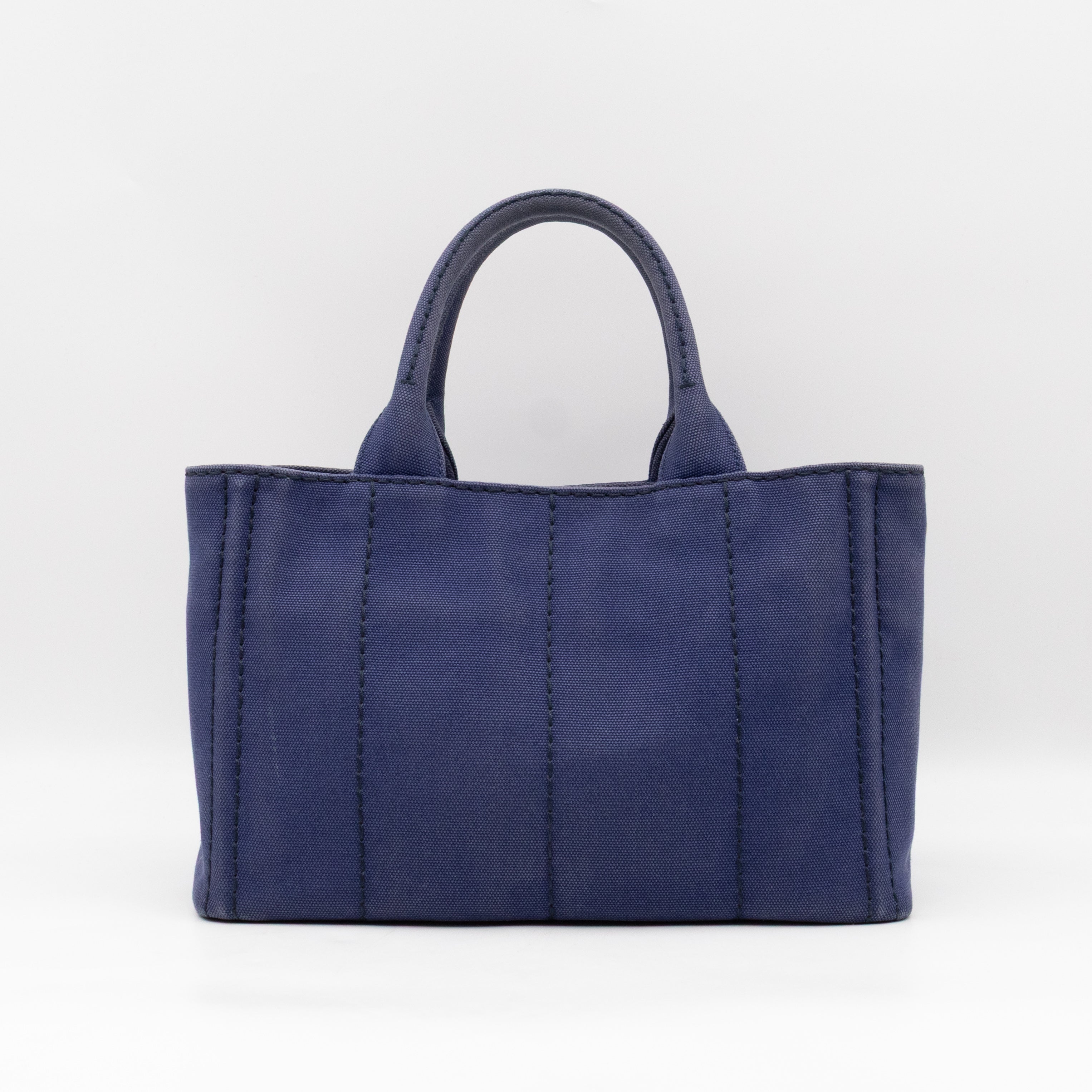 Canapa Tote Bag Blue Jacquard