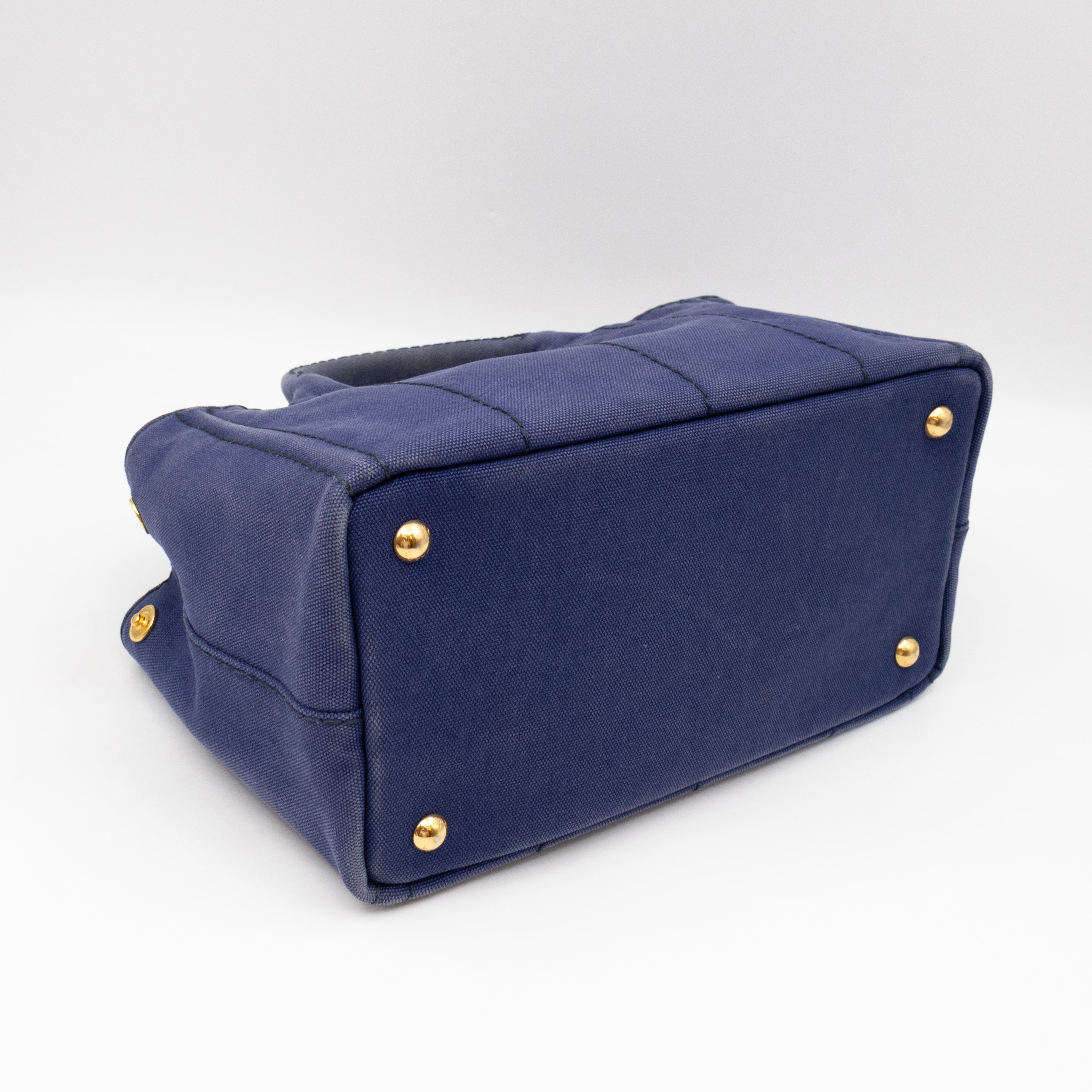 Canapa Tote Bag Blue Jacquard