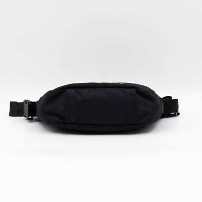 Wheel Shoulder Sling Bag Black Nylon
