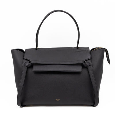 Small Belt Bag Black Leather