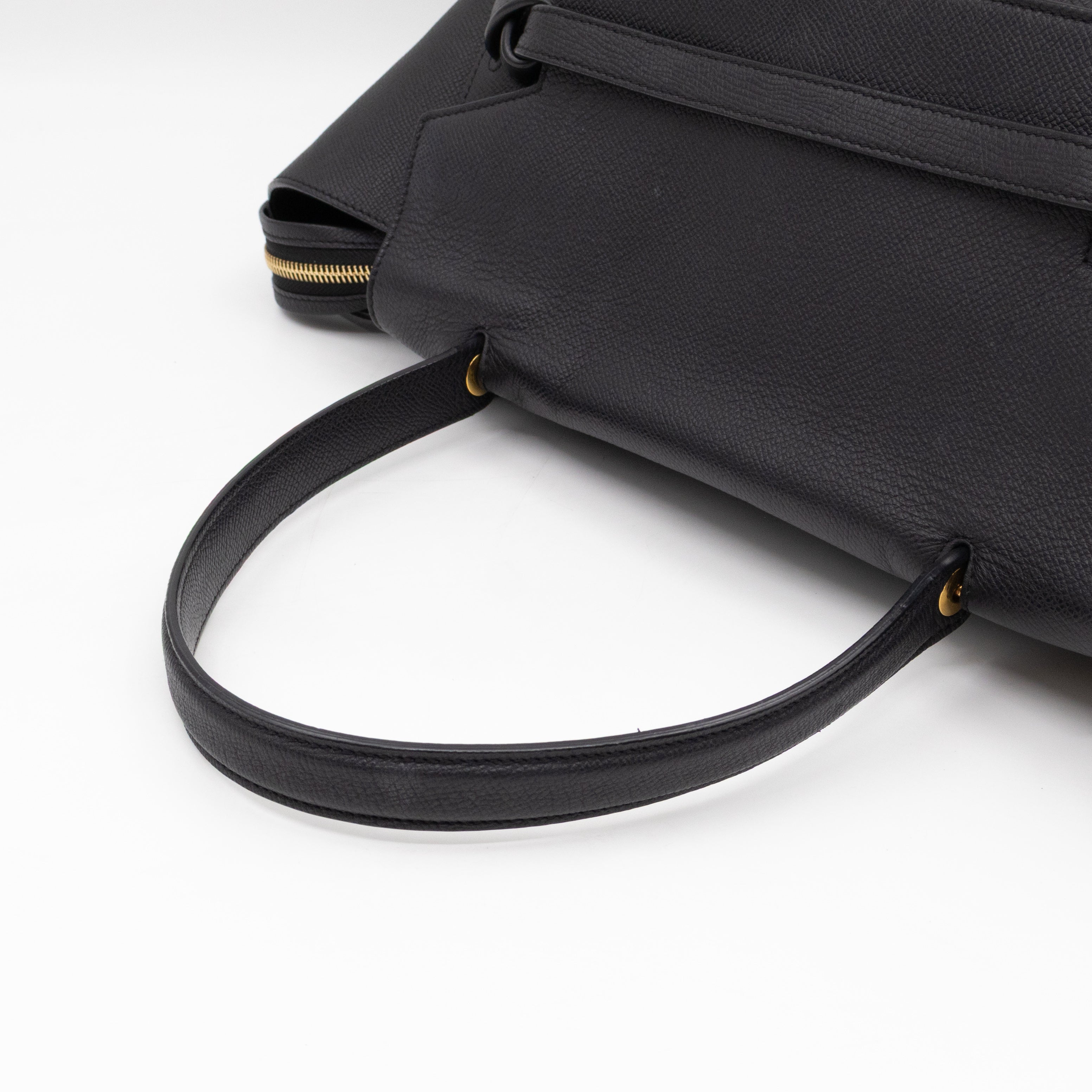 Small Belt Bag Black Leather