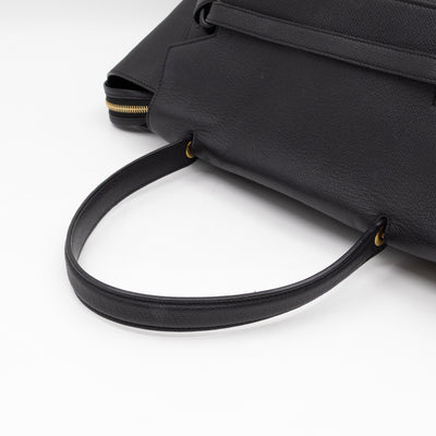 Small Belt Bag Black Leather
