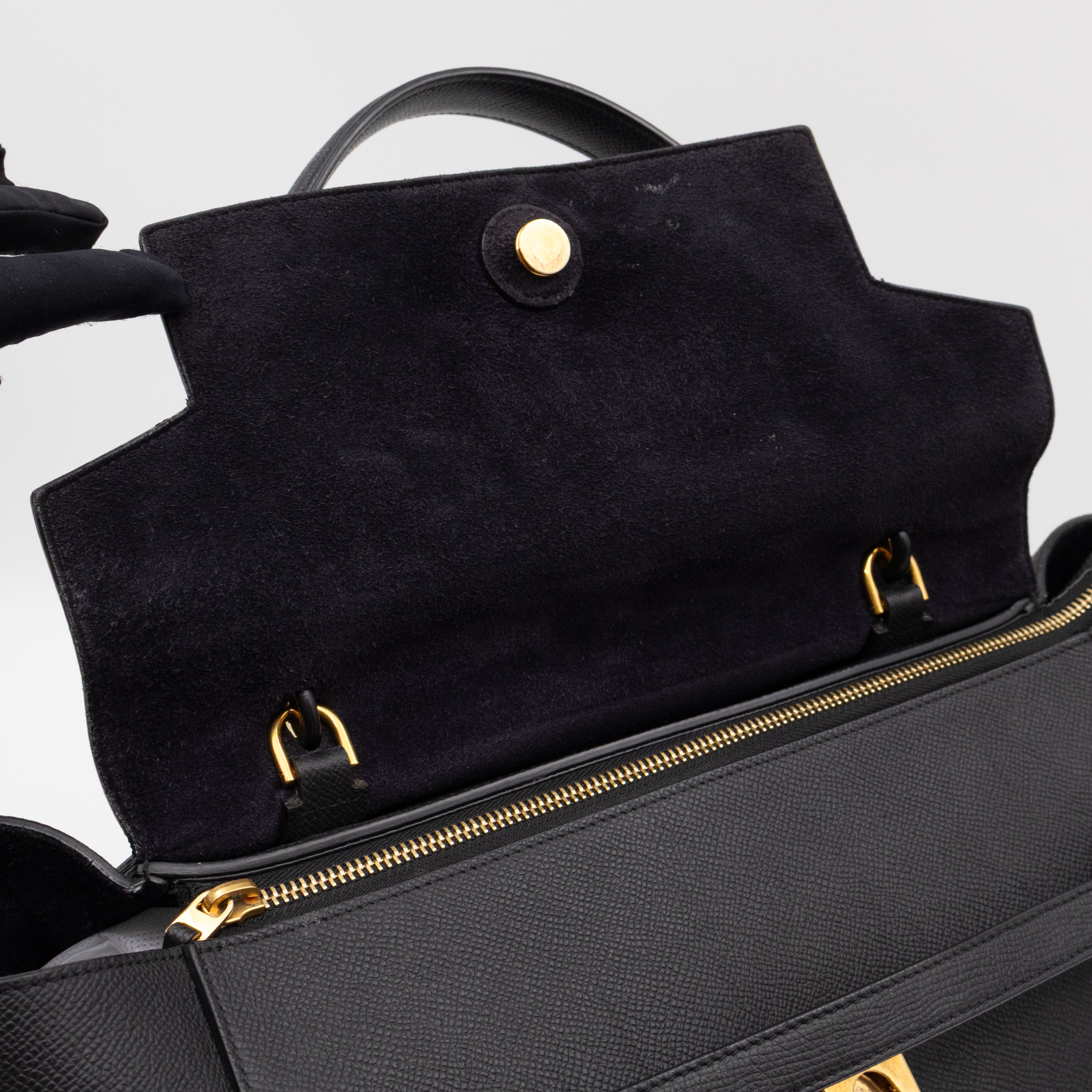 Small Belt Bag Black Leather