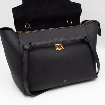 Small Belt Bag Black Leather