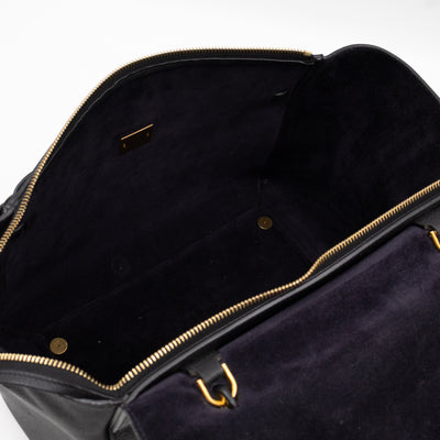 Small Belt Bag Black Leather