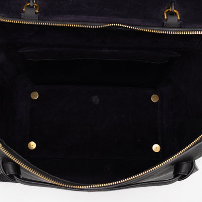 Small Belt Bag Black Leather