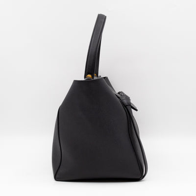 Small Belt Bag Black Leather