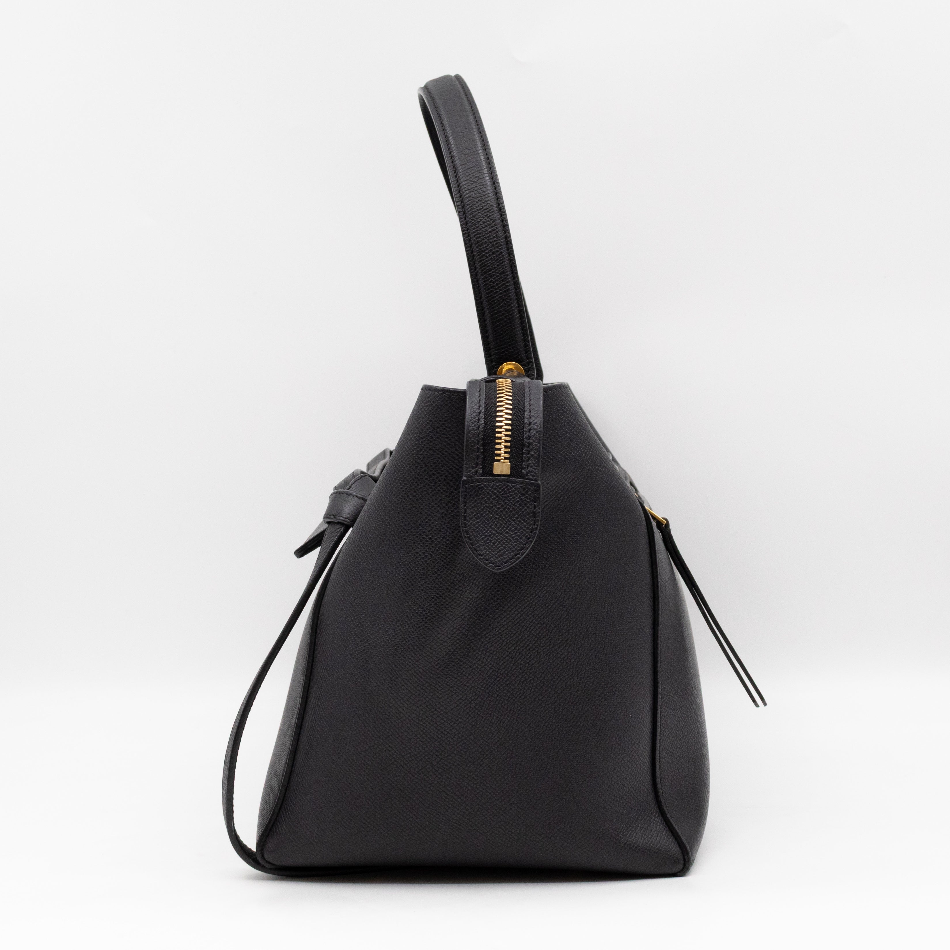 Small Belt Bag Black Leather
