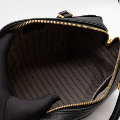 Speedy 25 Bandouliere Black Monogram Empreinte