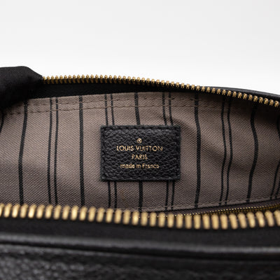 Speedy 25 Bandouliere Black Monogram Empreinte