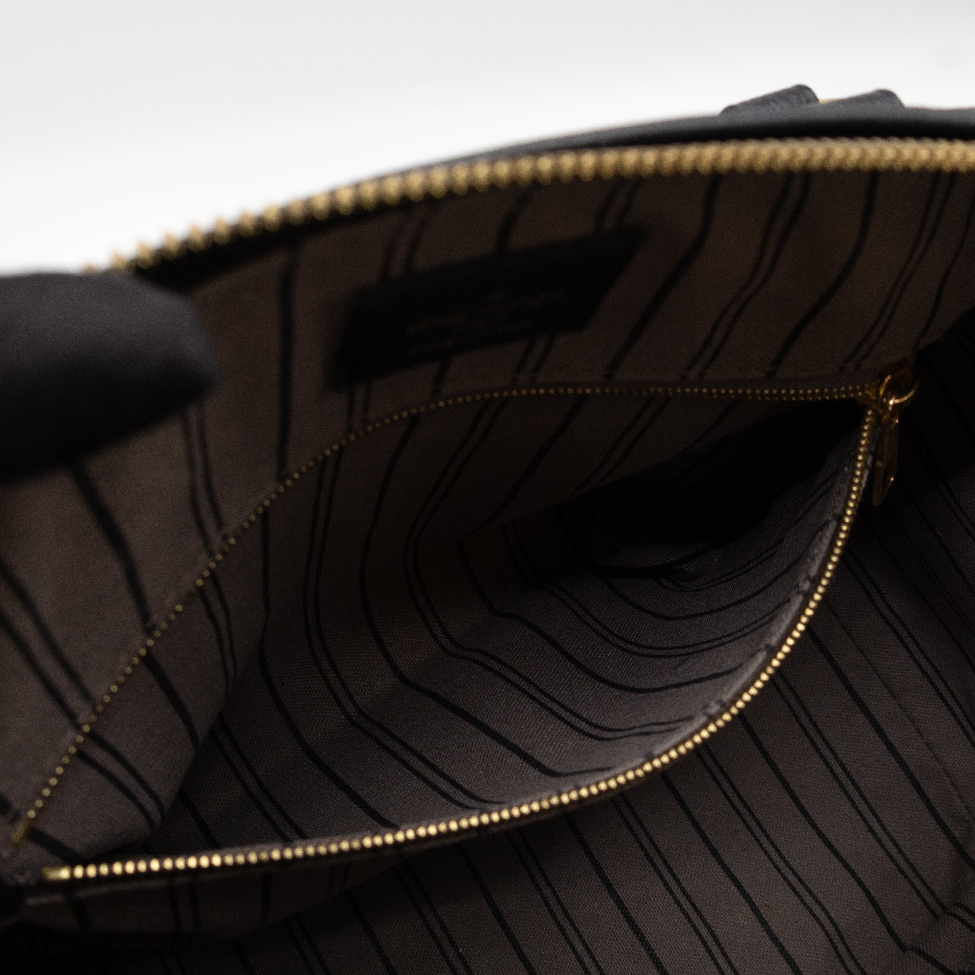 Speedy 25 Bandouliere Black Monogram Empreinte