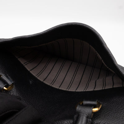 Speedy 25 Bandouliere Black Monogram Empreinte