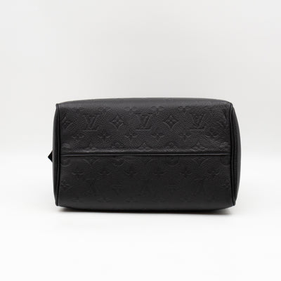Speedy 25 Bandouliere Black Monogram Empreinte