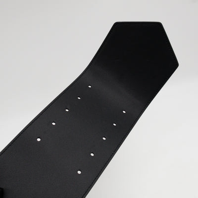 Wide Belt Black Patent Leather 85 / 34