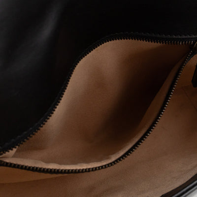 GG Marmont Medium Flap Bag Black Leather