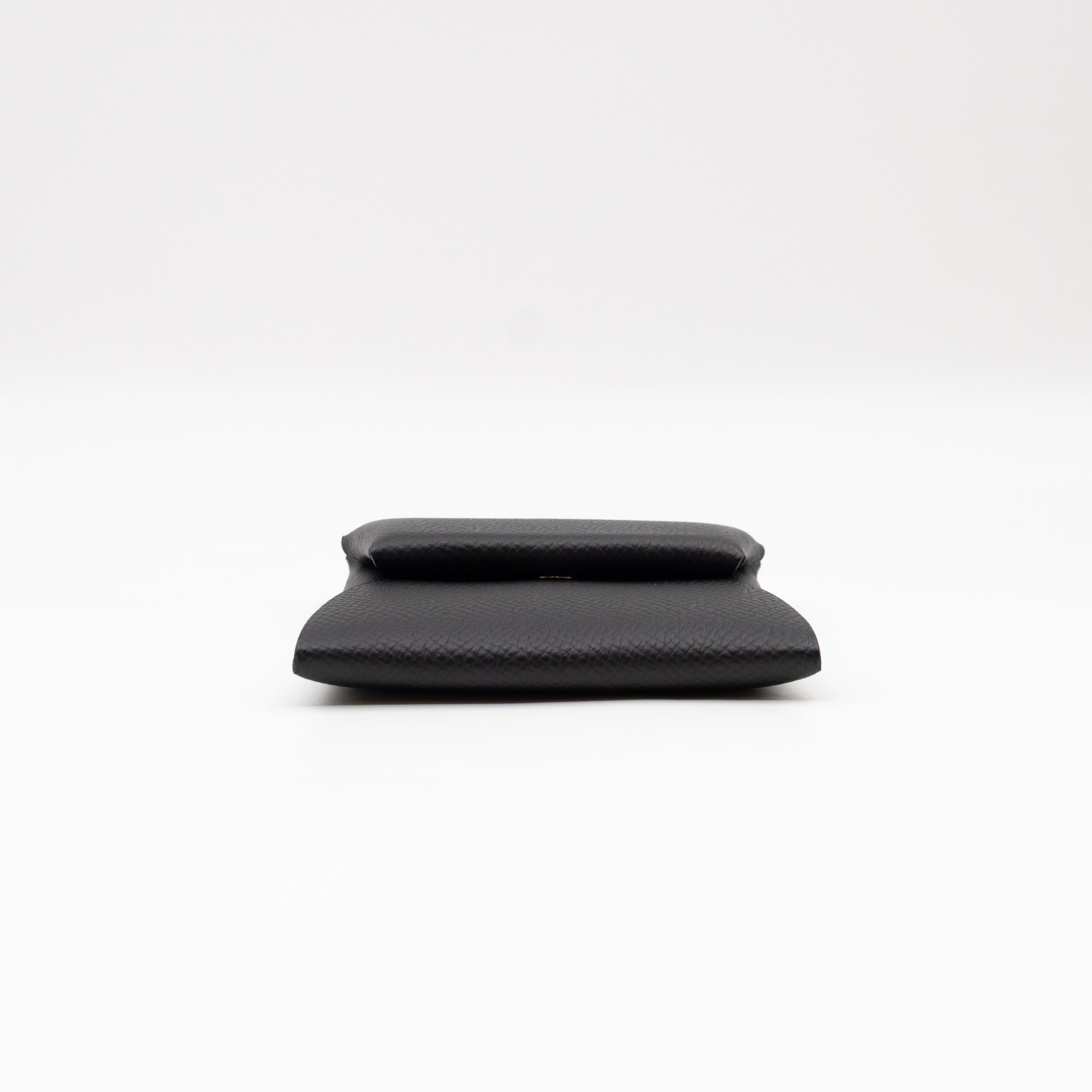 Bastia Coin Purse Black Epsom Leather
