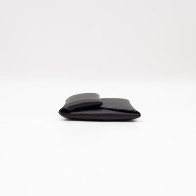 Bastia Coin Purse Black Epsom Leather