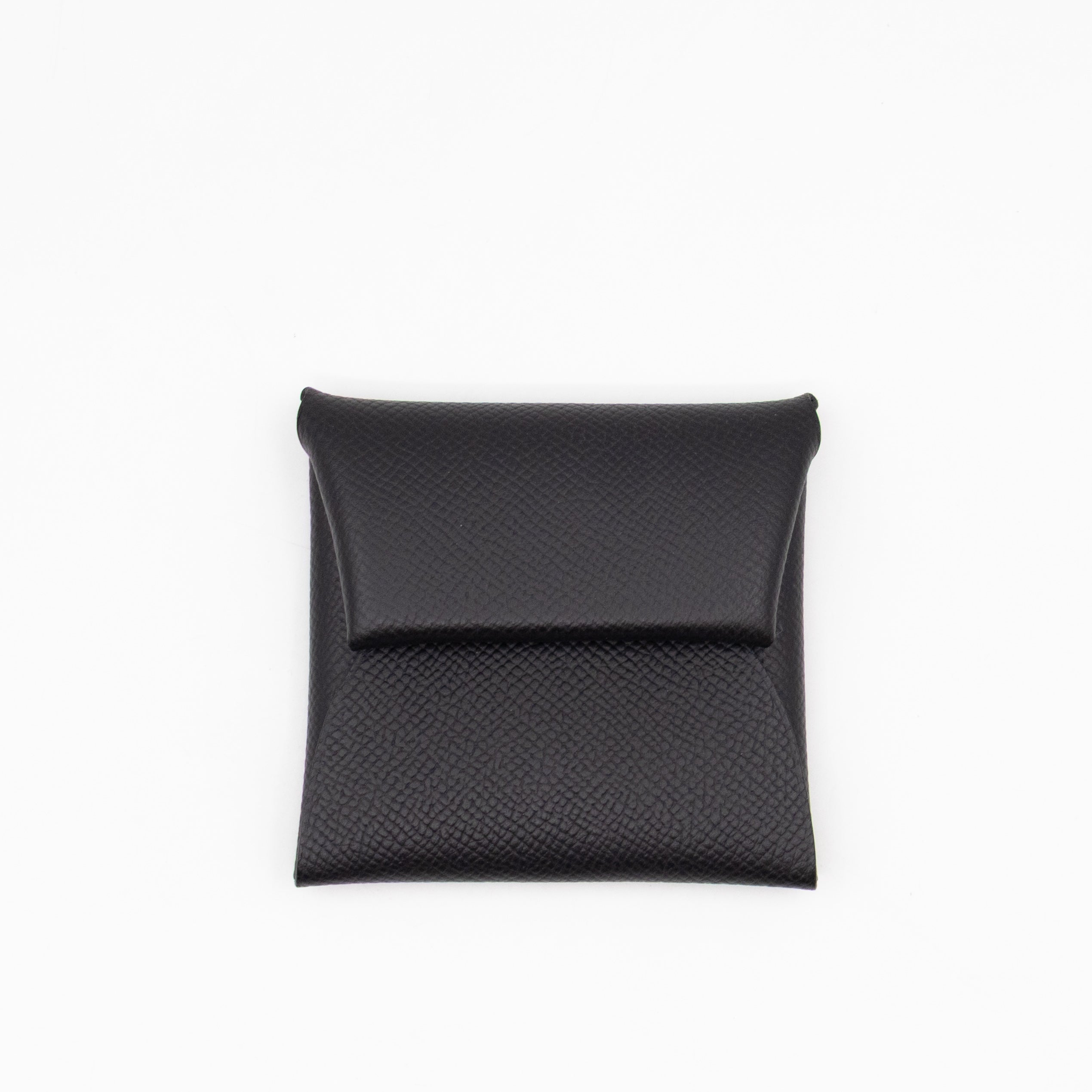 Bastia Coin Purse Black Epsom Leather