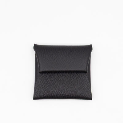 Bastia Coin Purse Black Epsom Leather