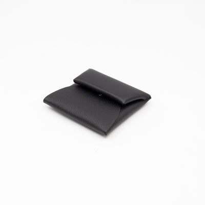 Bastia Coin Purse Black Epsom Leather