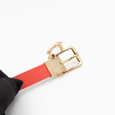 Karla Bracelet Rose Leather Gold