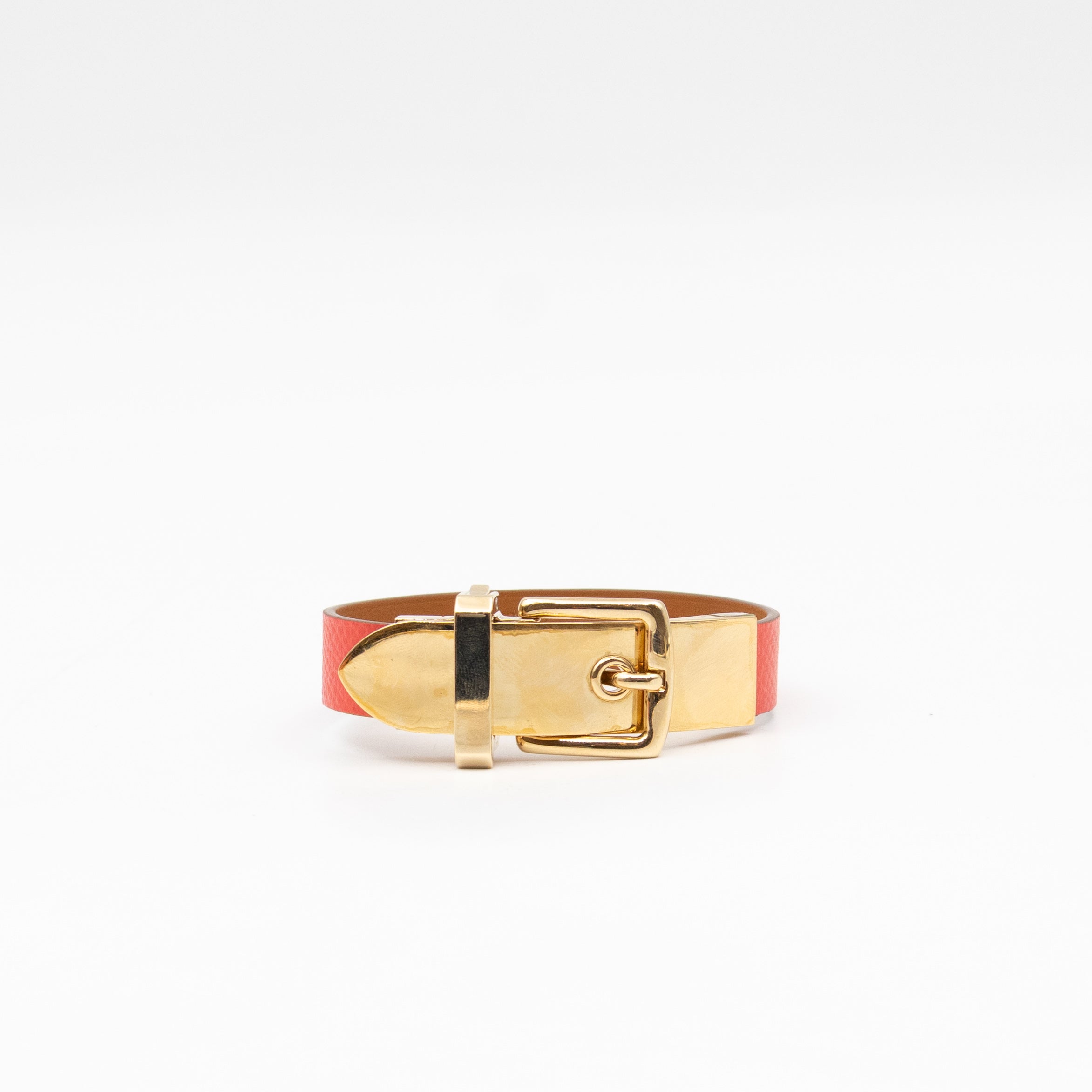Karla Bracelet Rose Leather Gold