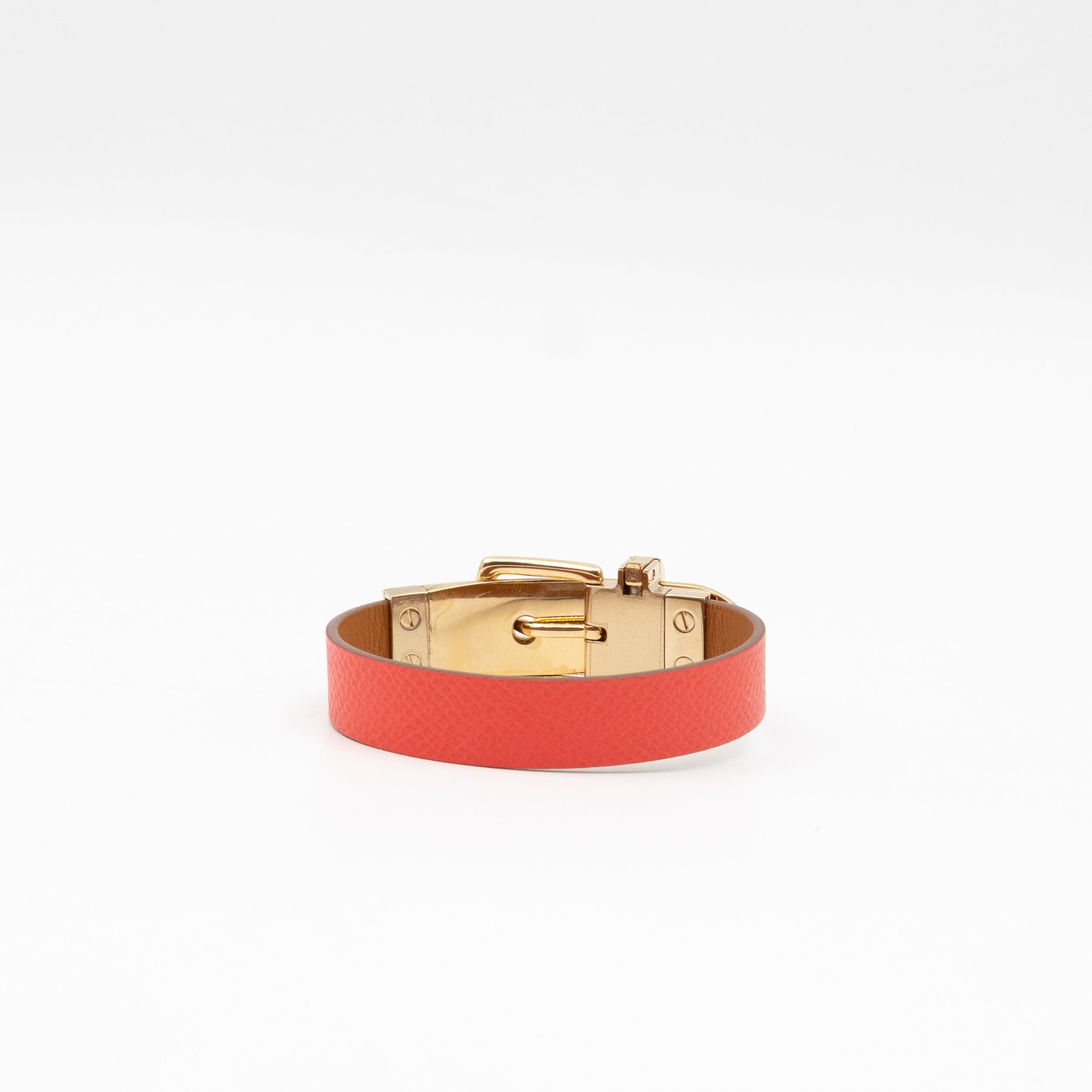 Karla Bracelet Rose Leather Gold