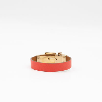 Karla Bracelet Rose Leather Gold