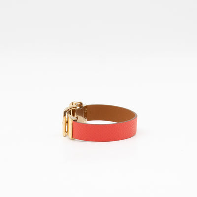 Karla Bracelet Rose Leather Gold