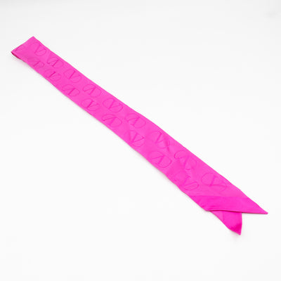 Bandeau Logo Pink Silk