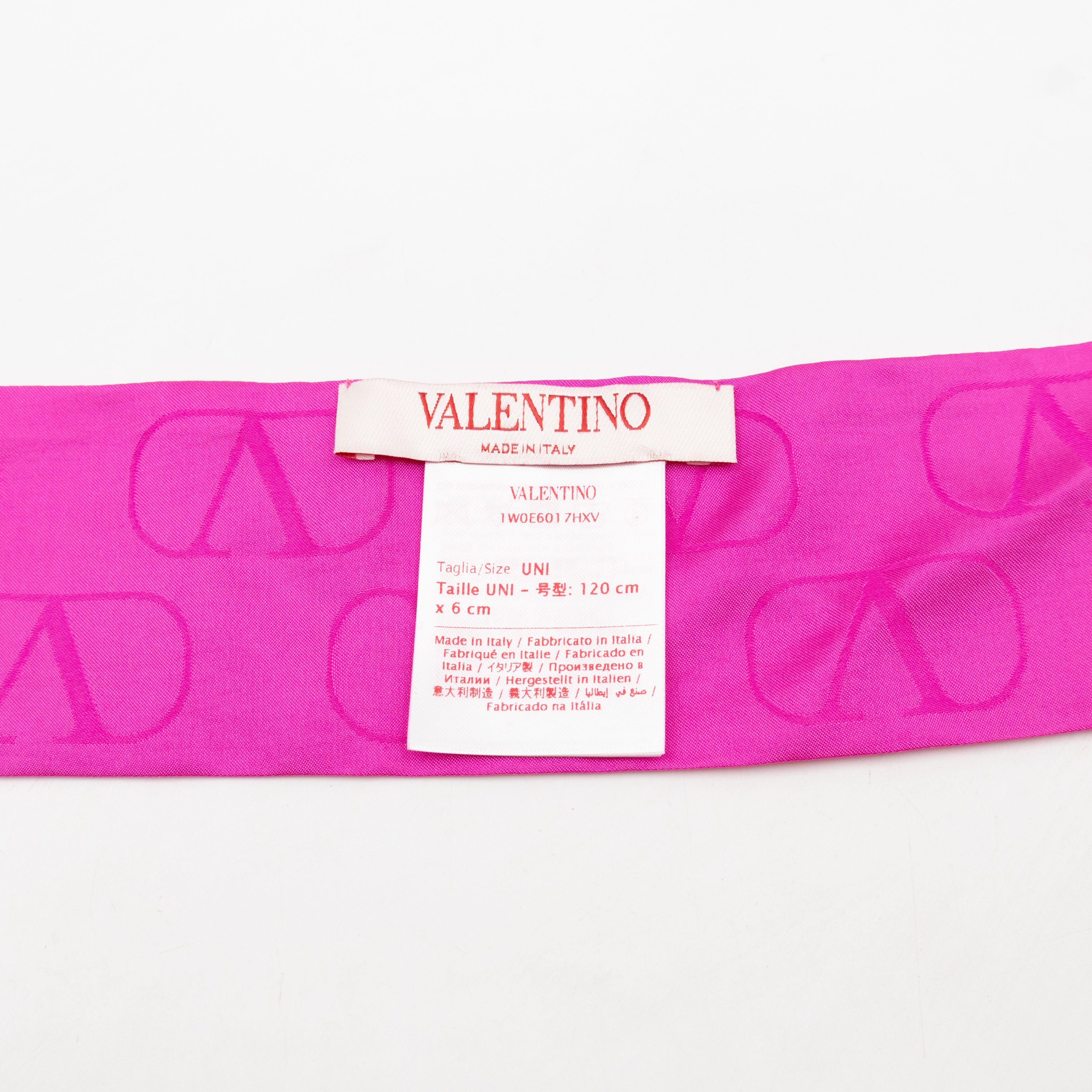 Bandeau Logo Pink Silk