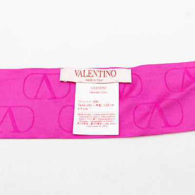 Bandeau Logo Pink Silk