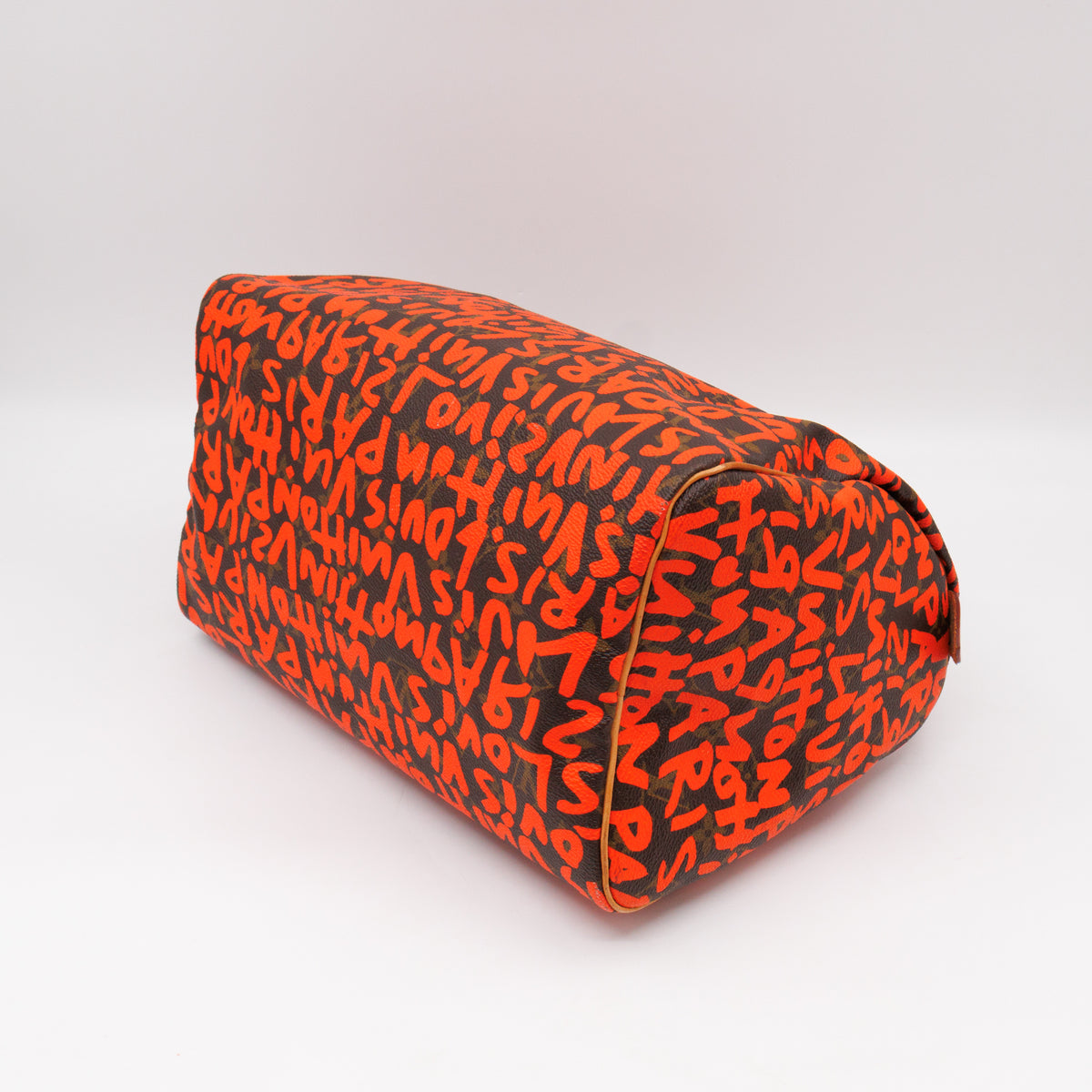 Speedy 30 Monogram Orange Graffiti
