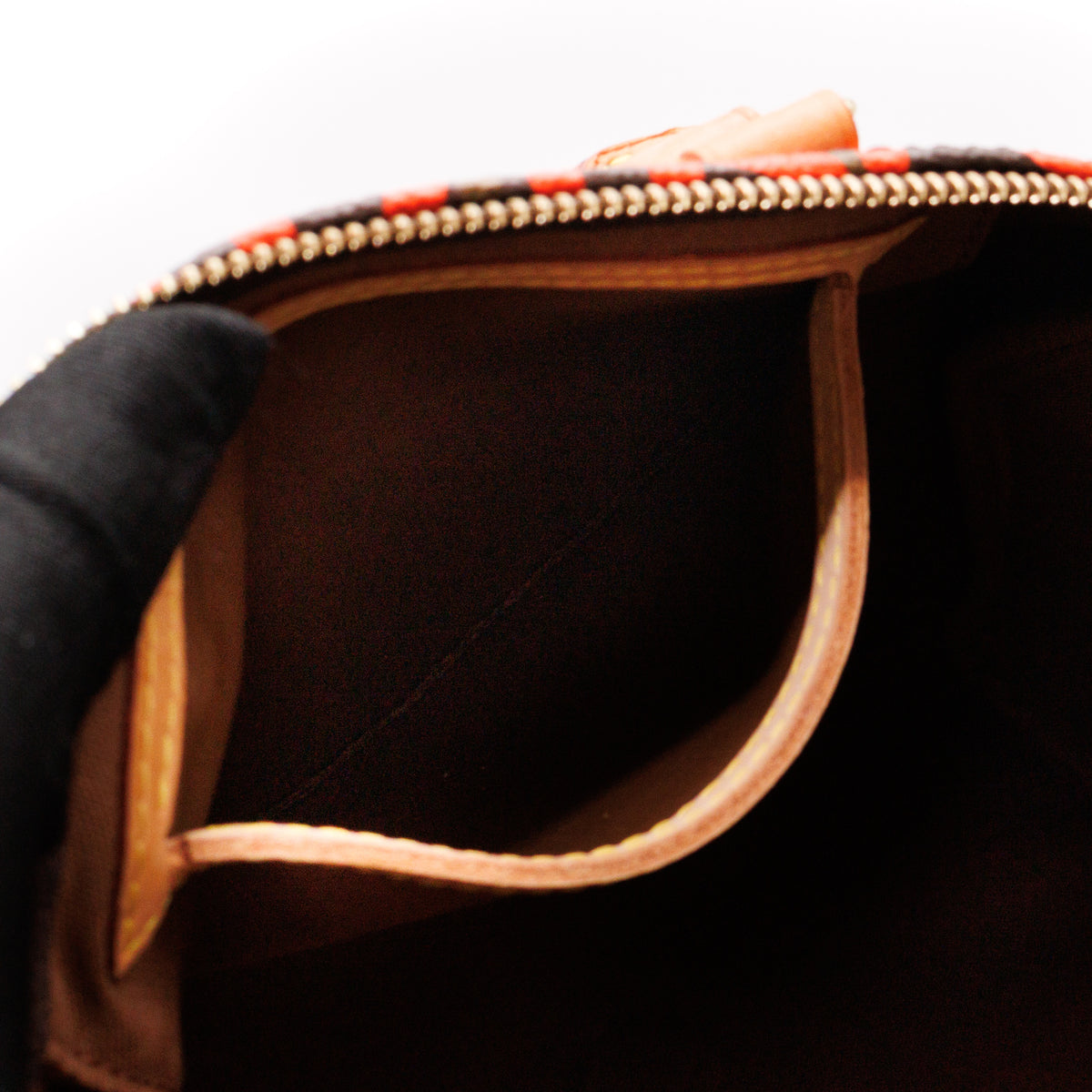 Speedy 30 Monogram Orange Graffiti