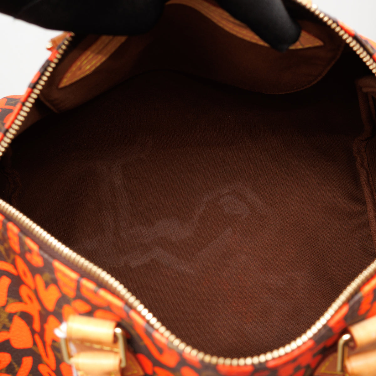 Speedy 30 Monogram Orange Graffiti