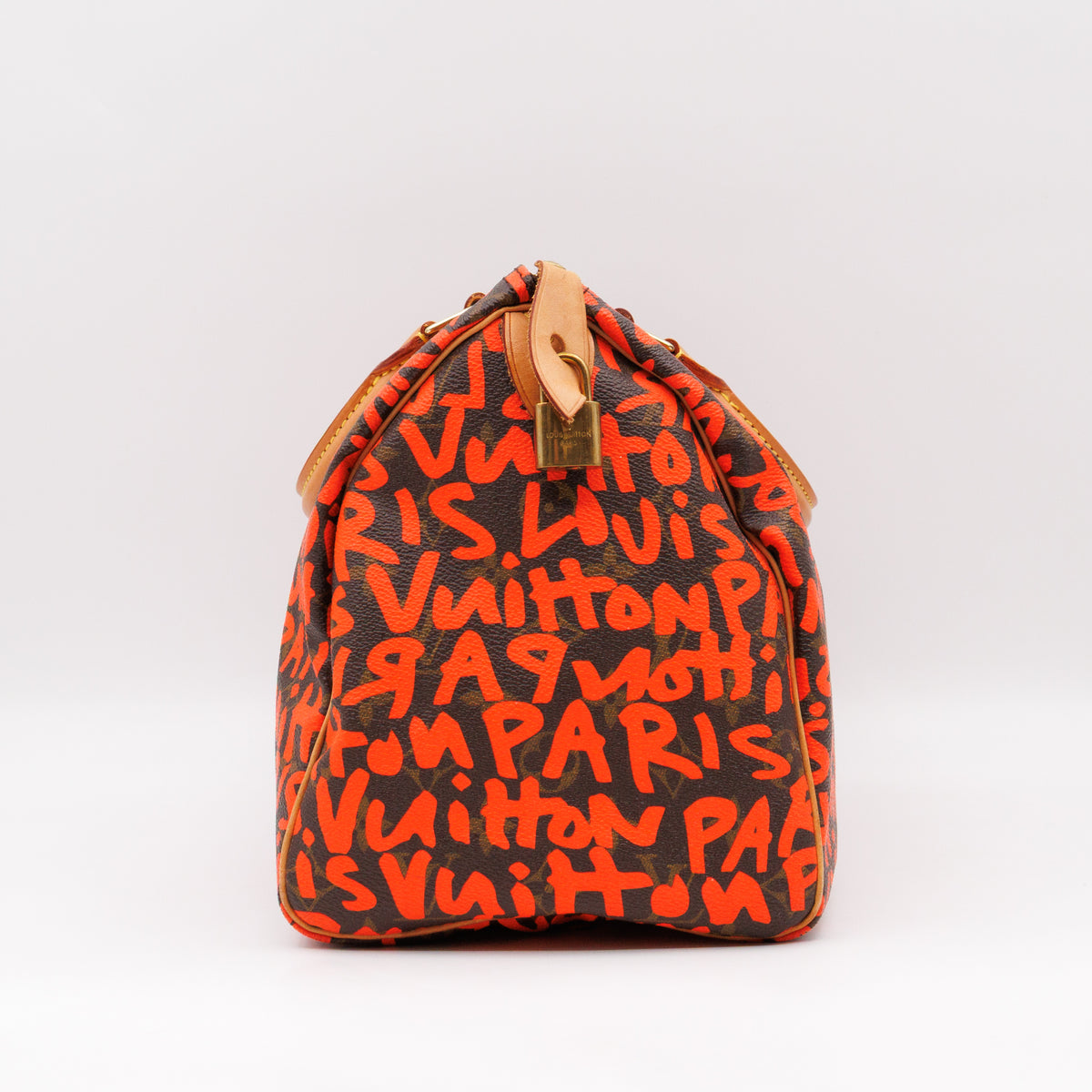 Speedy 30 Monogram Orange Graffiti