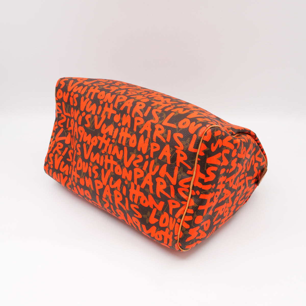 Speedy 30 Monogram Orange Graffiti