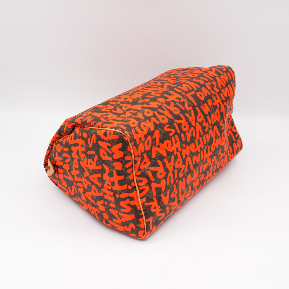 Speedy 30 Monogram Orange Graffiti