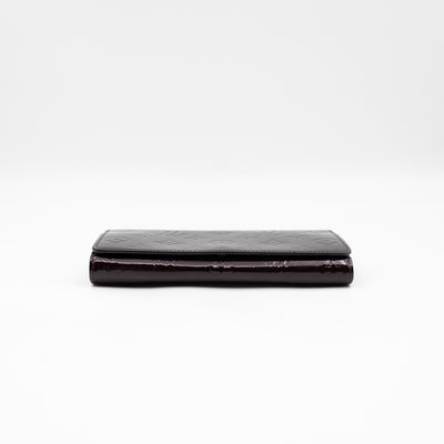 Sarah Chain Wallet Amarante Vernis