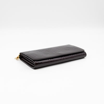 Sarah Chain Wallet Amarante Vernis