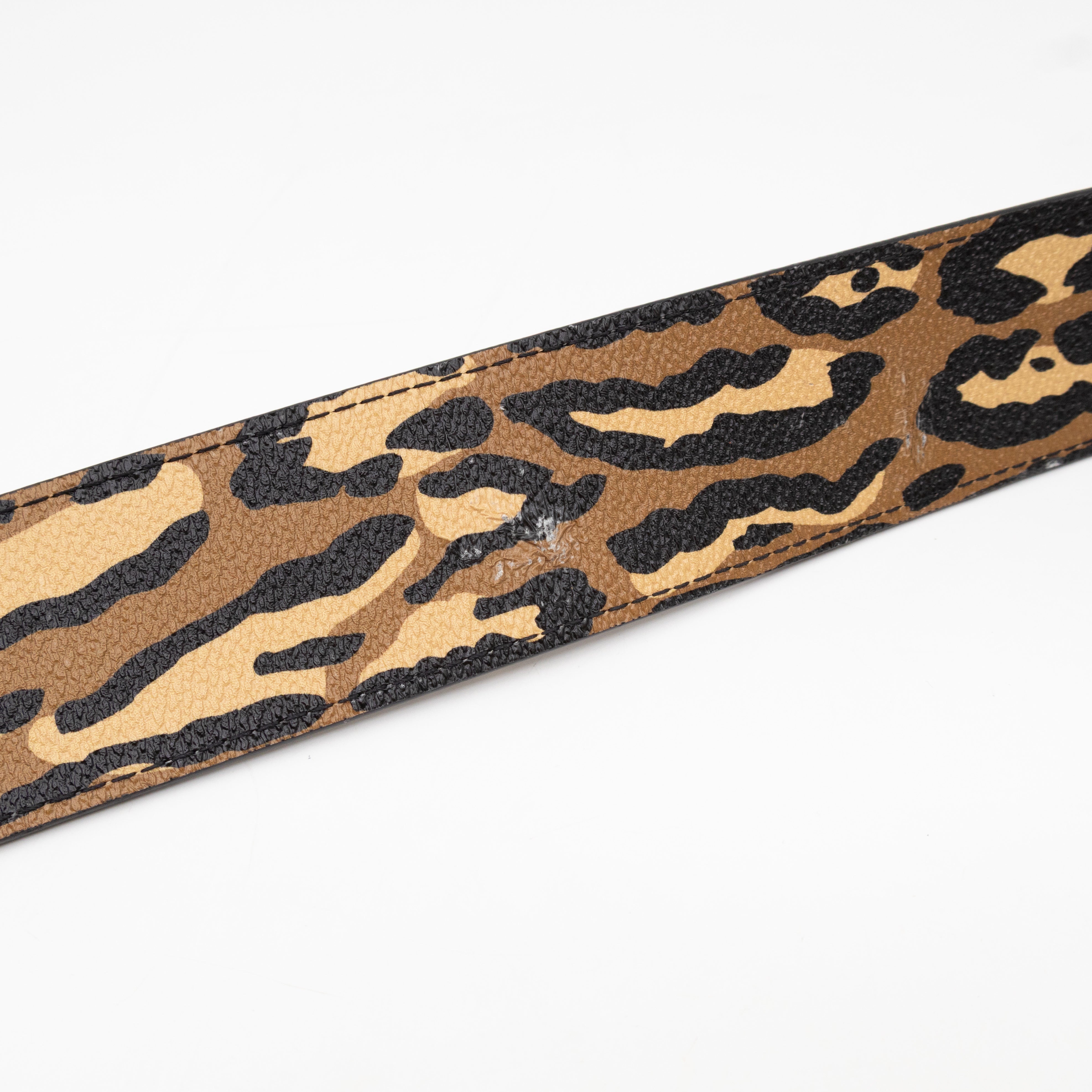 Bandouliere LV Jungle Black Leather