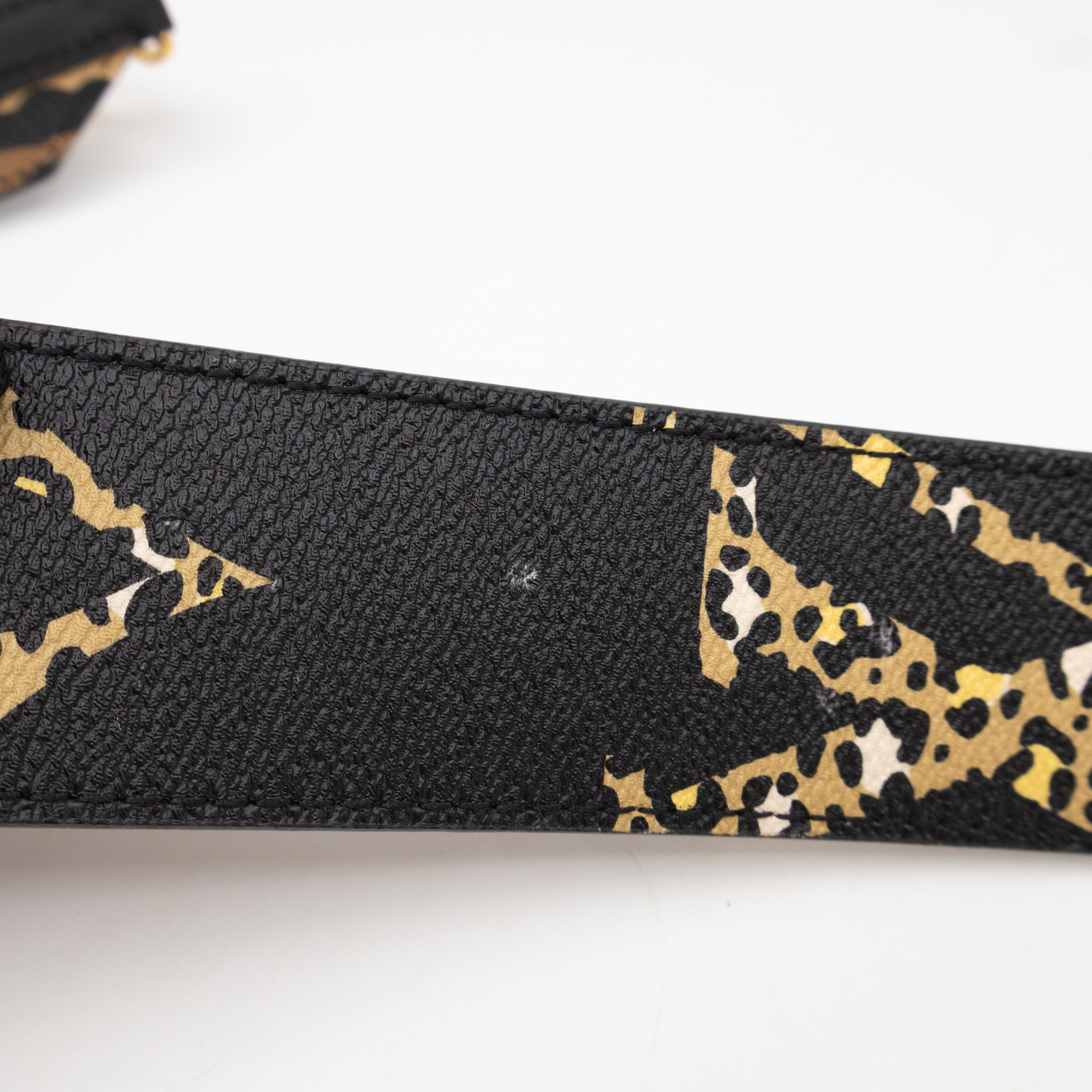 Bandouliere LV Jungle Black Leather