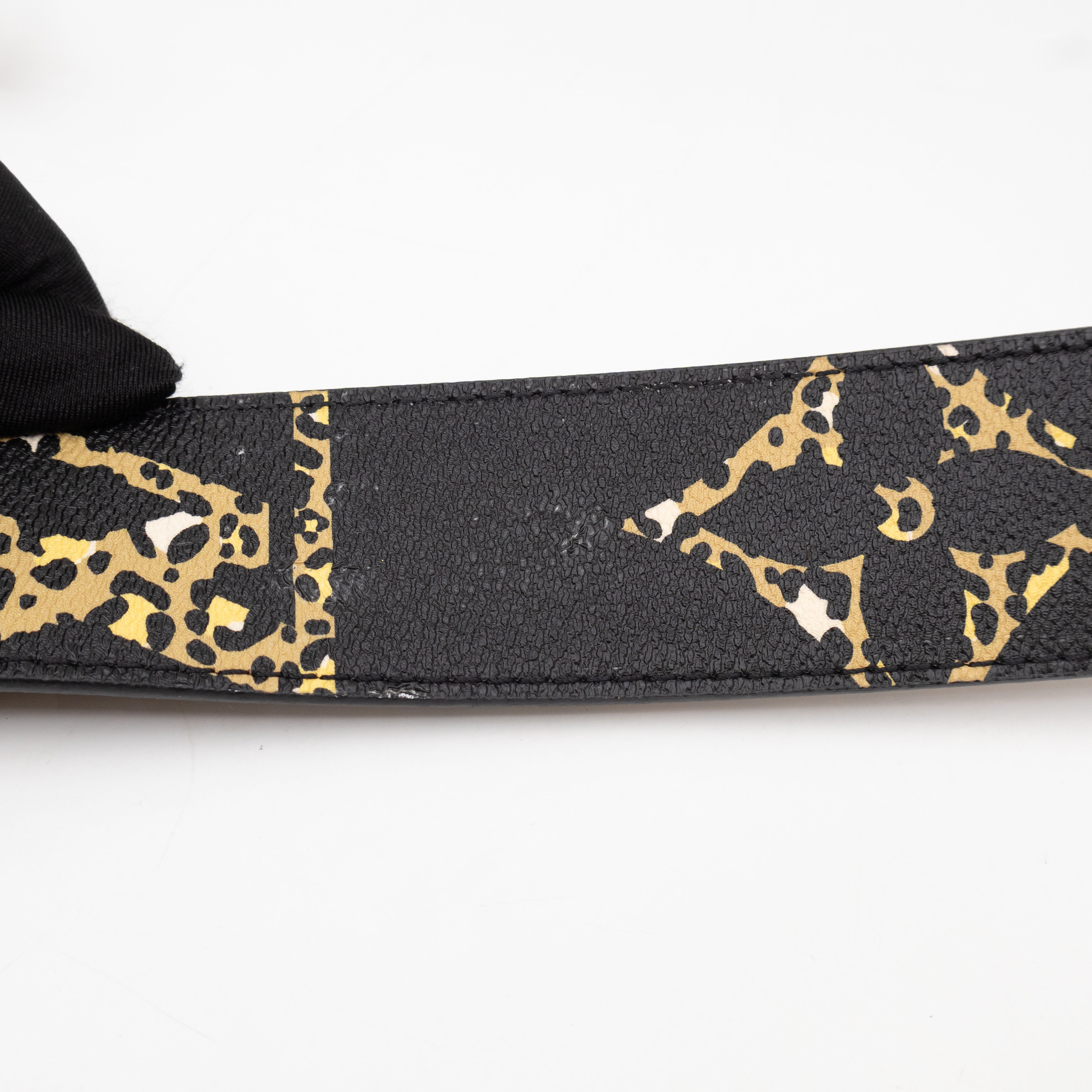 Bandouliere LV Jungle Black Leather