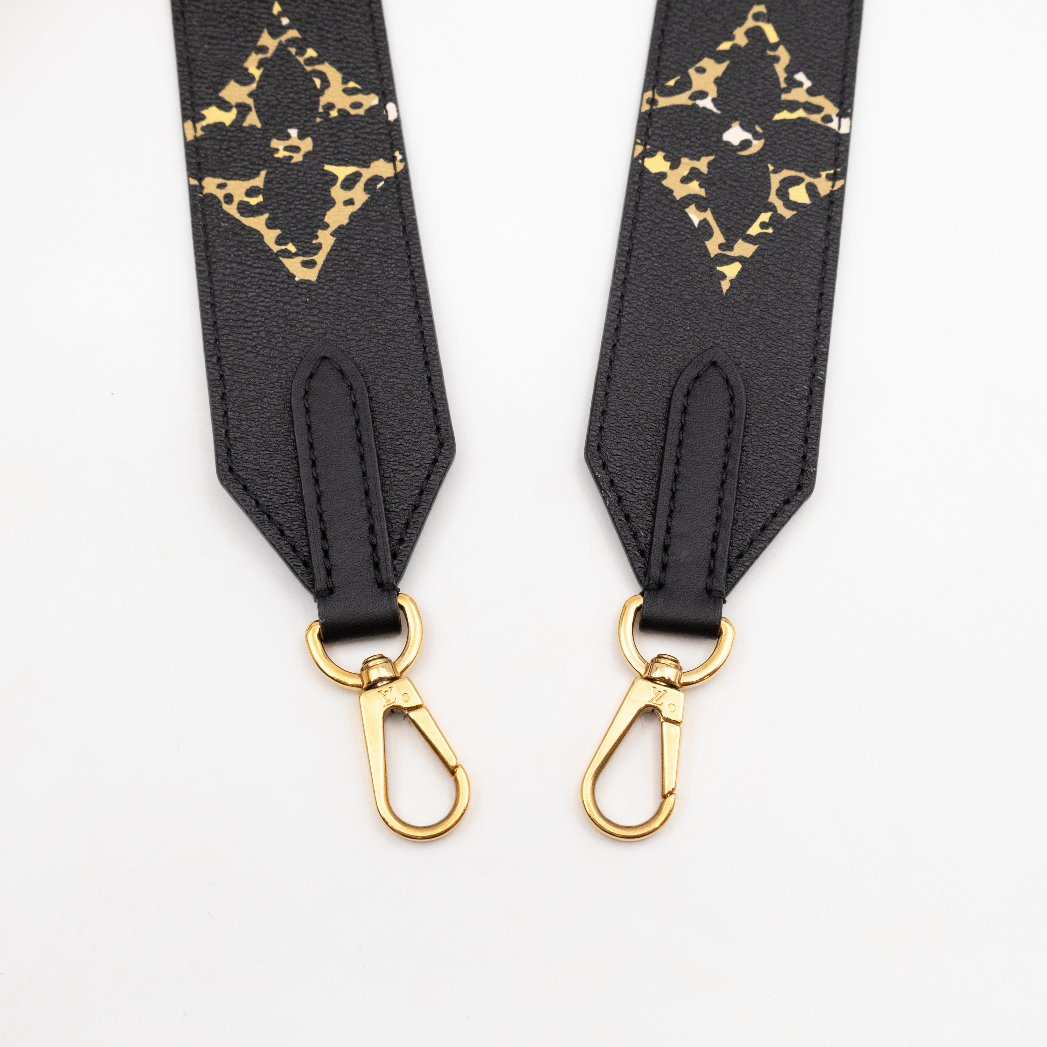 Bandouliere LV Jungle Black Leather