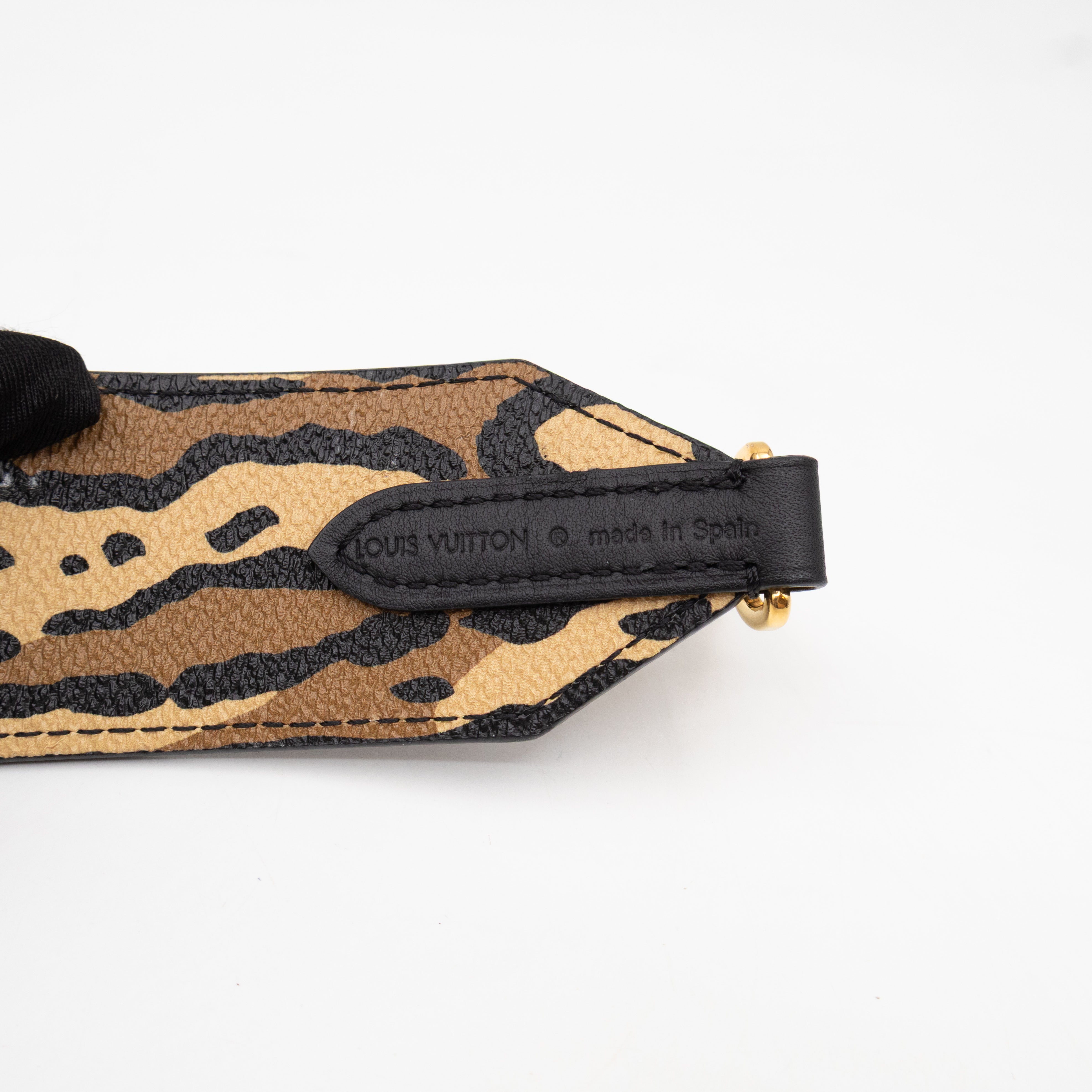 Bandouliere LV Jungle Black Leather
